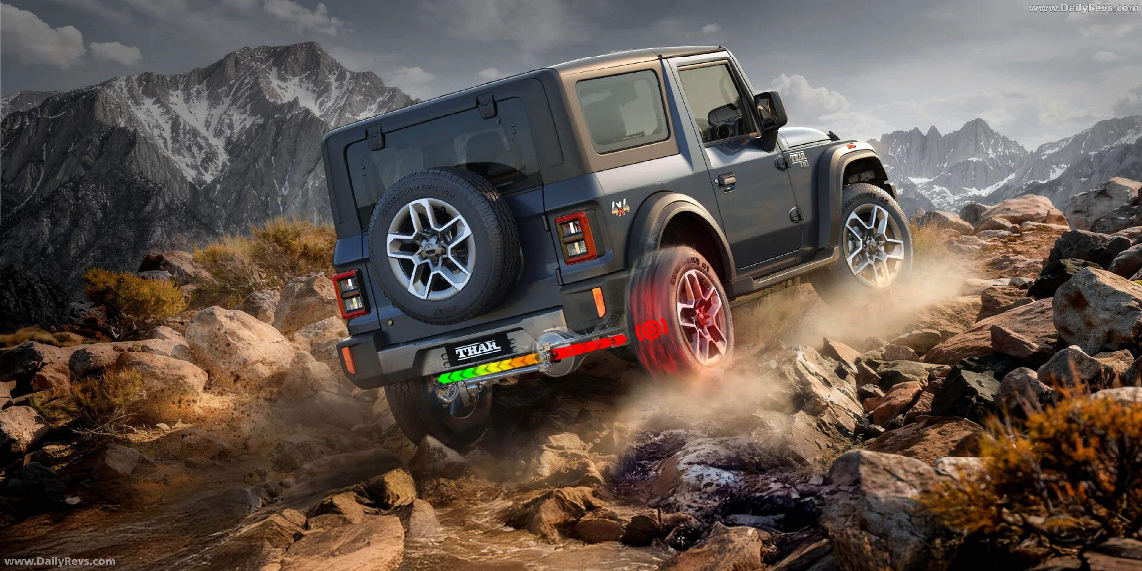 2026 Mahindra Motors Thar OG Rear View
